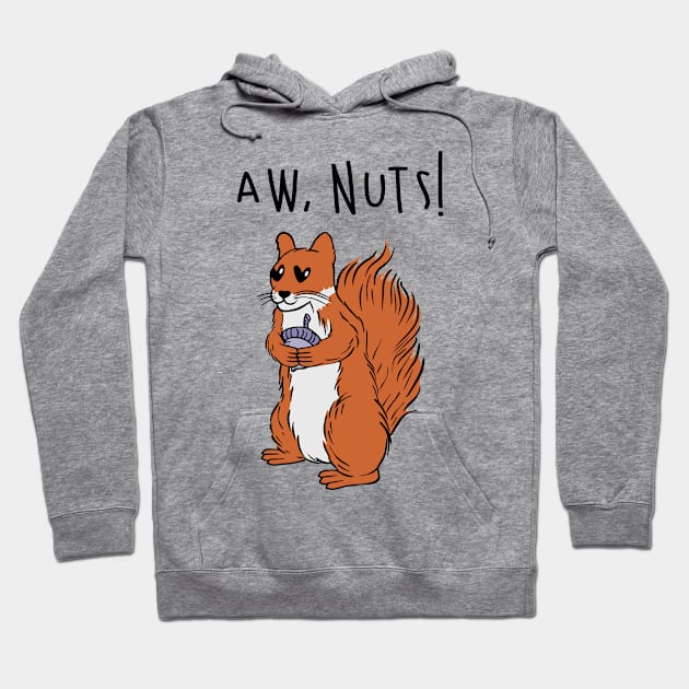 Aw, Nuts! Hoodie by Carolina Cabreira